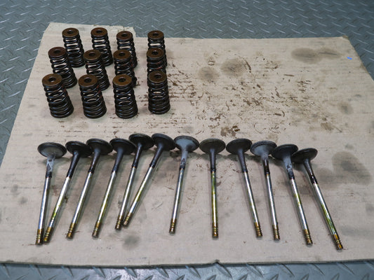 01-06 BMW E46 330ci M54 24pcs Engine Motor Outlet Exhaust Valve w Spring Set OEM