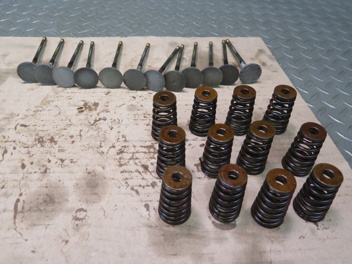 01-06 BMW E46 330ci M54 24pcs Engine Motor Outlet Exhaust Valve w Spring Set OEM