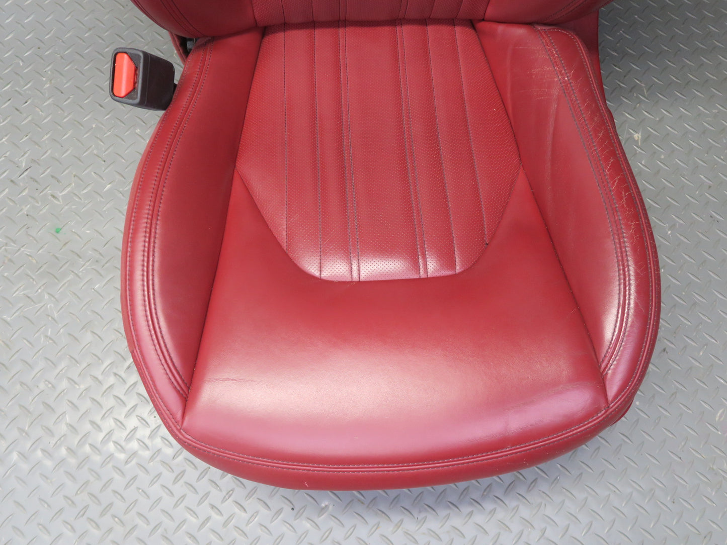 2017-2020 Maserati Levante M161 Front & Rear Left & Right Leather Seat RED Set