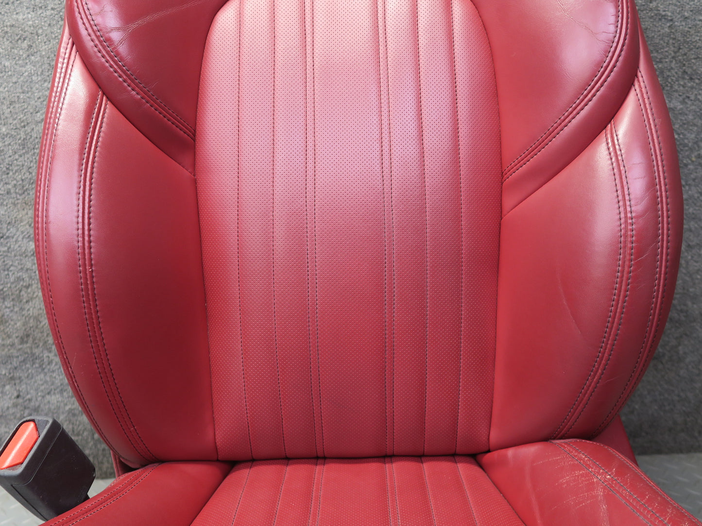 2017-2020 Maserati Levante M161 Front & Rear Left & Right Leather Seat RED Set
