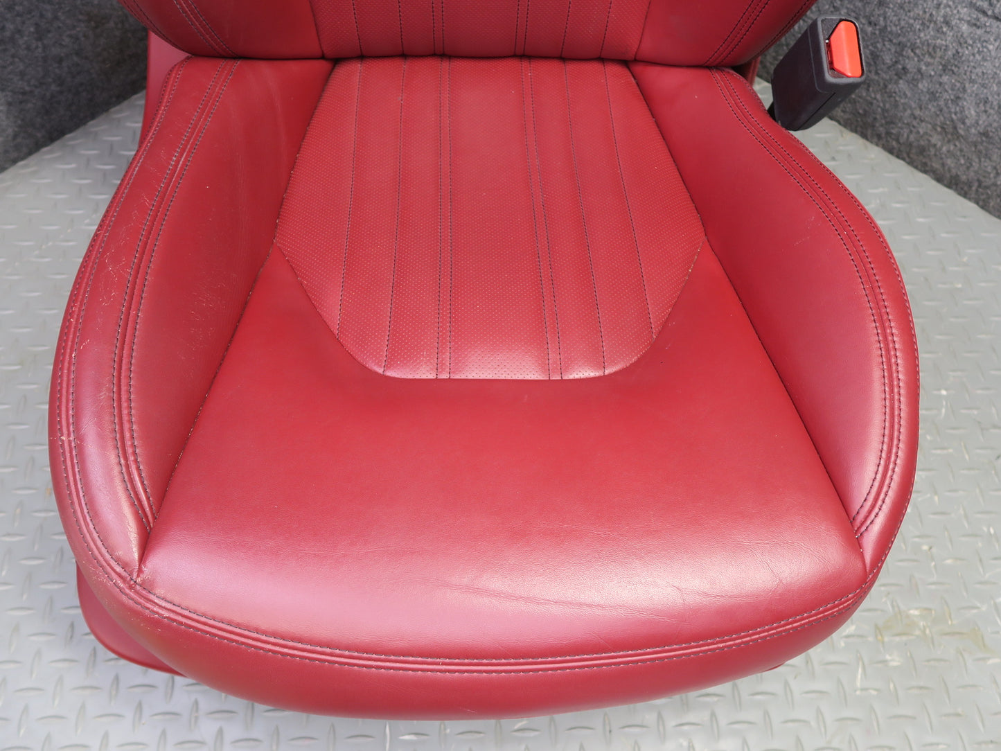 2017-2020 Maserati Levante M161 Front & Rear Left & Right Leather Seat RED Set