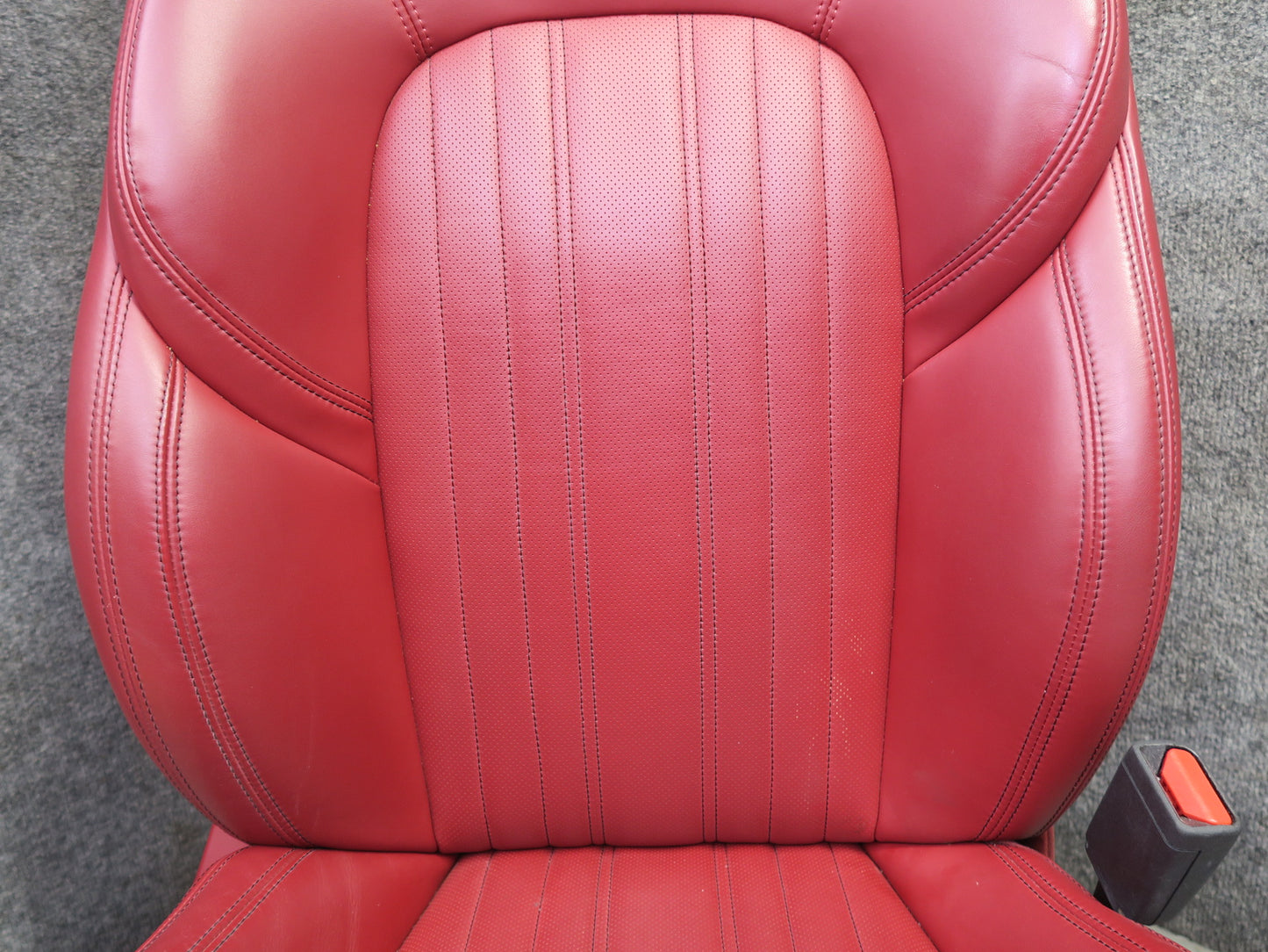 2017-2020 Maserati Levante M161 Front & Rear Left & Right Leather Seat RED Set