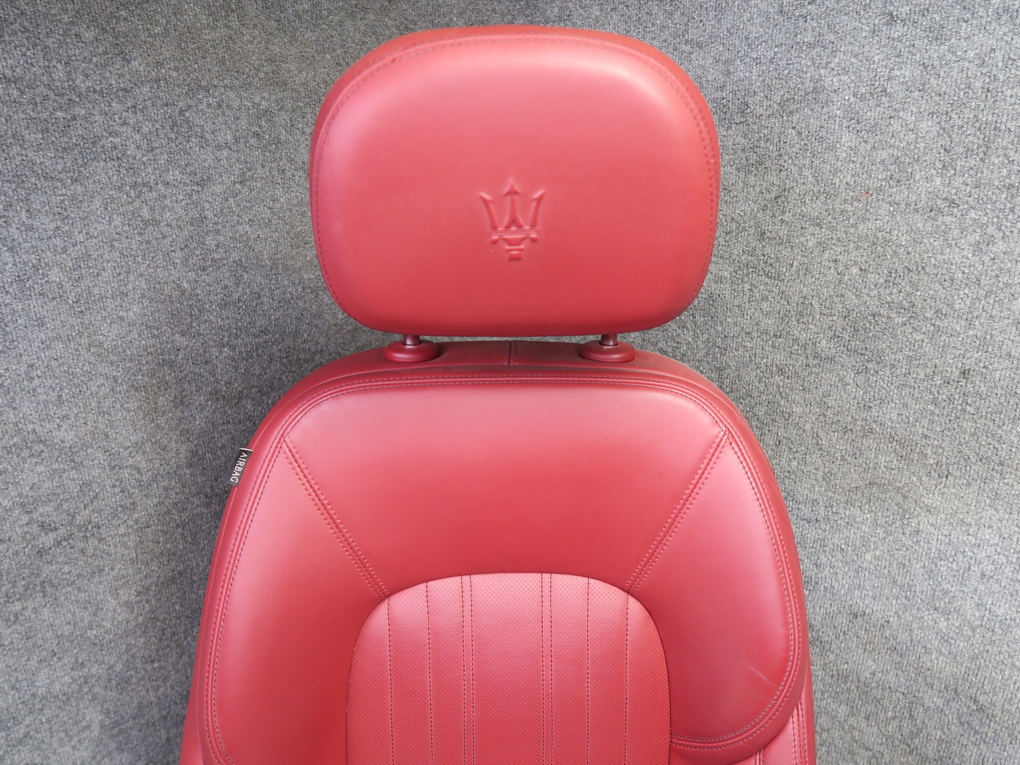 2017-2020 Maserati Levante M161 Front & Rear Left & Right Leather Seat RED Set