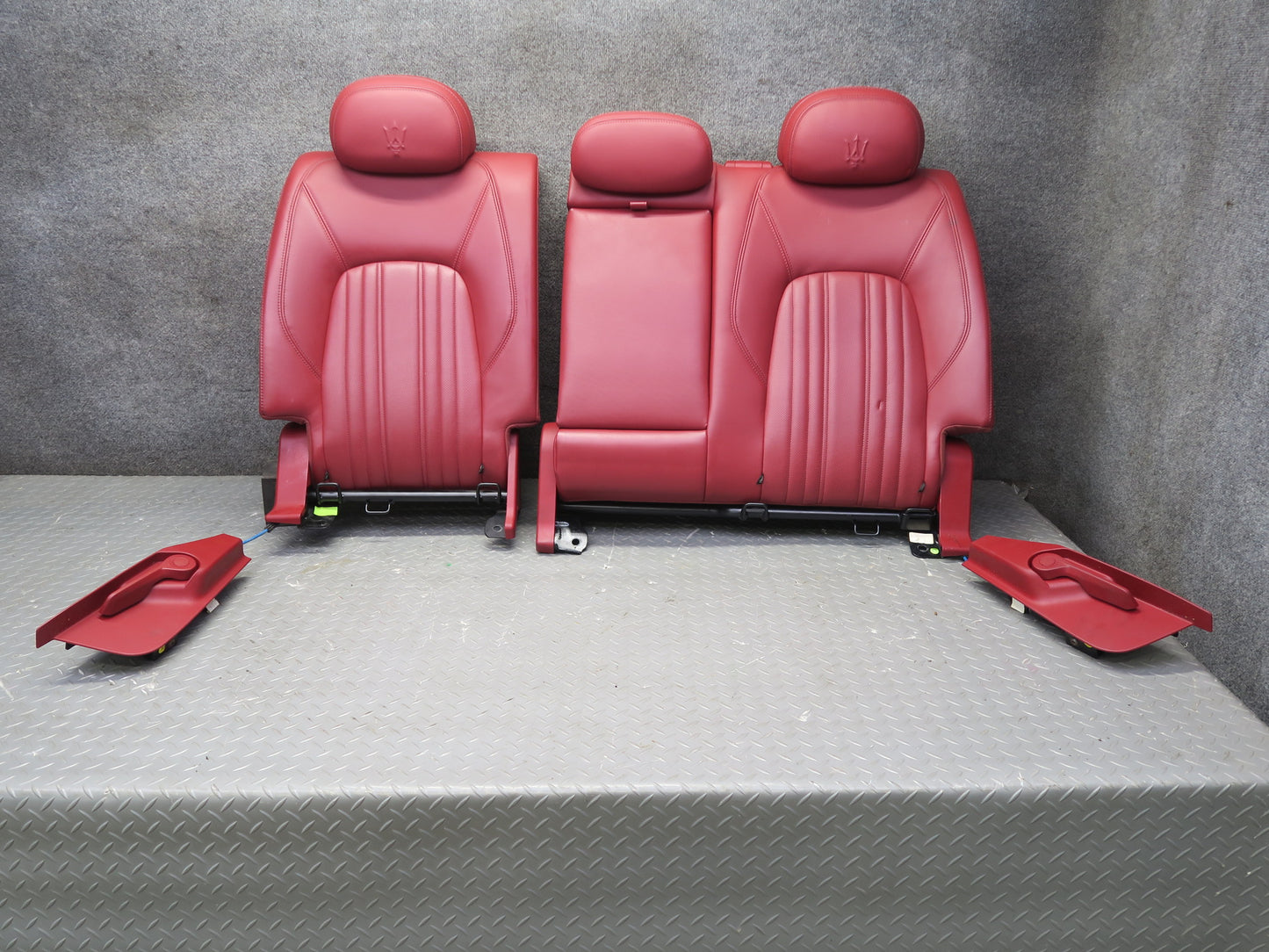2017-2020 Maserati Levante M161 Front & Rear Left & Right Leather Seat RED Set