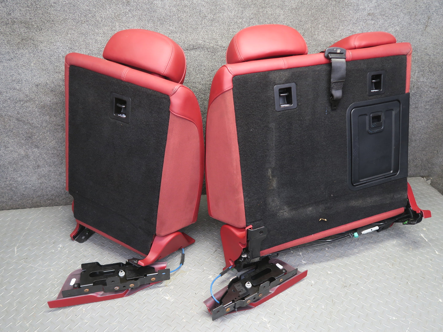 2017-2020 Maserati Levante M161 Front & Rear Left & Right Leather Seat RED Set