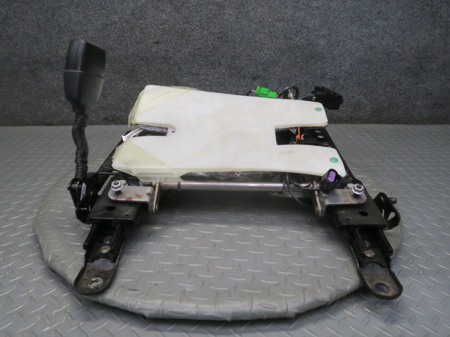 05-10 Chevrolet Corvette C6 Front Right Seat Lower Frame Track Rail w Motor OEM