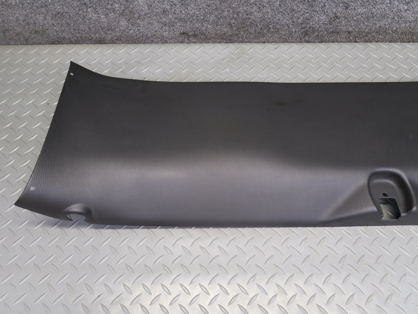 05-13 Chevrolet Corvette C6 Coupe Rear Upper Roof Trim Cover Panel Black OEM