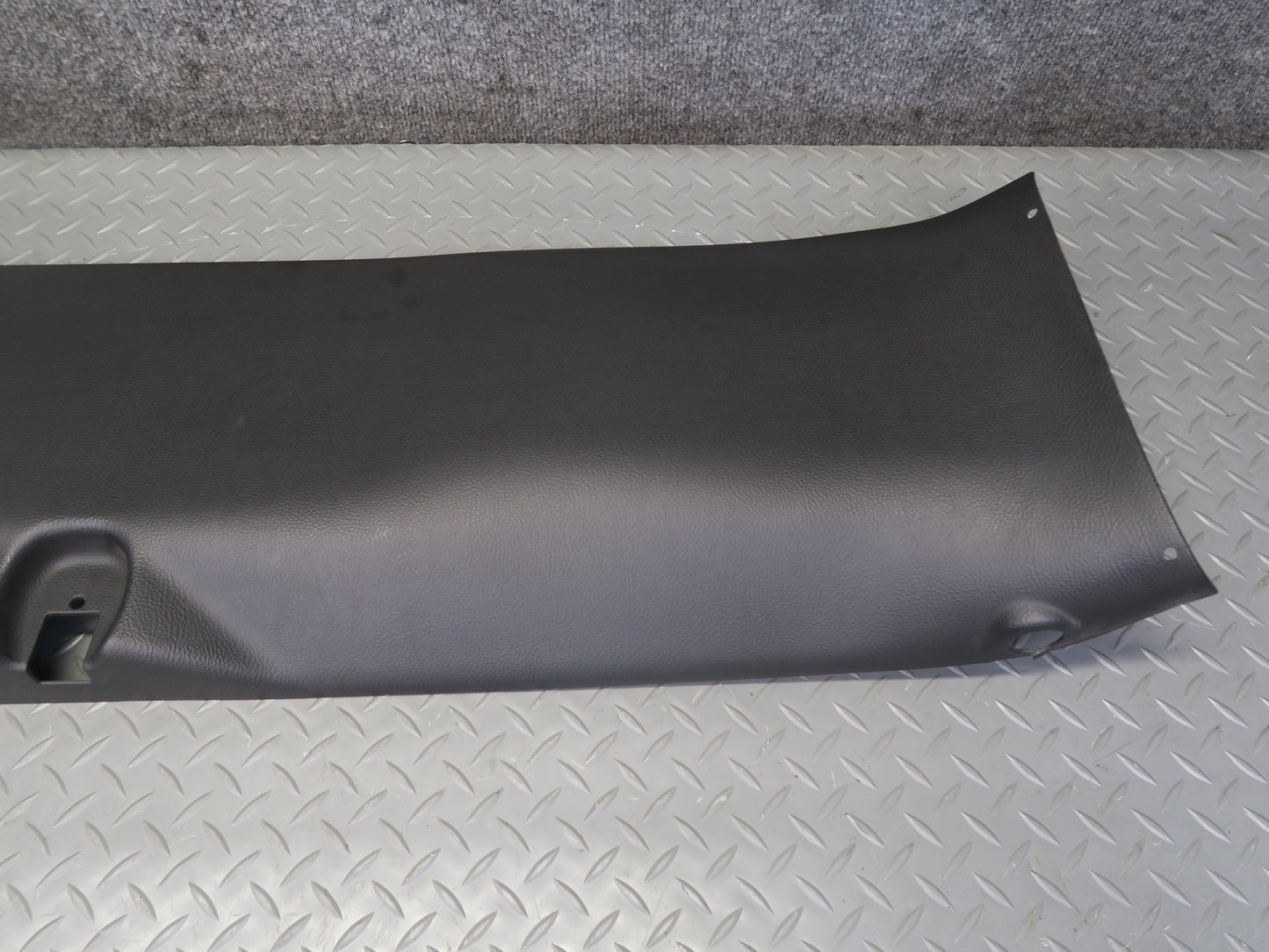 05-13 Chevrolet Corvette C6 Coupe Rear Upper Roof Trim Cover Panel Black OEM