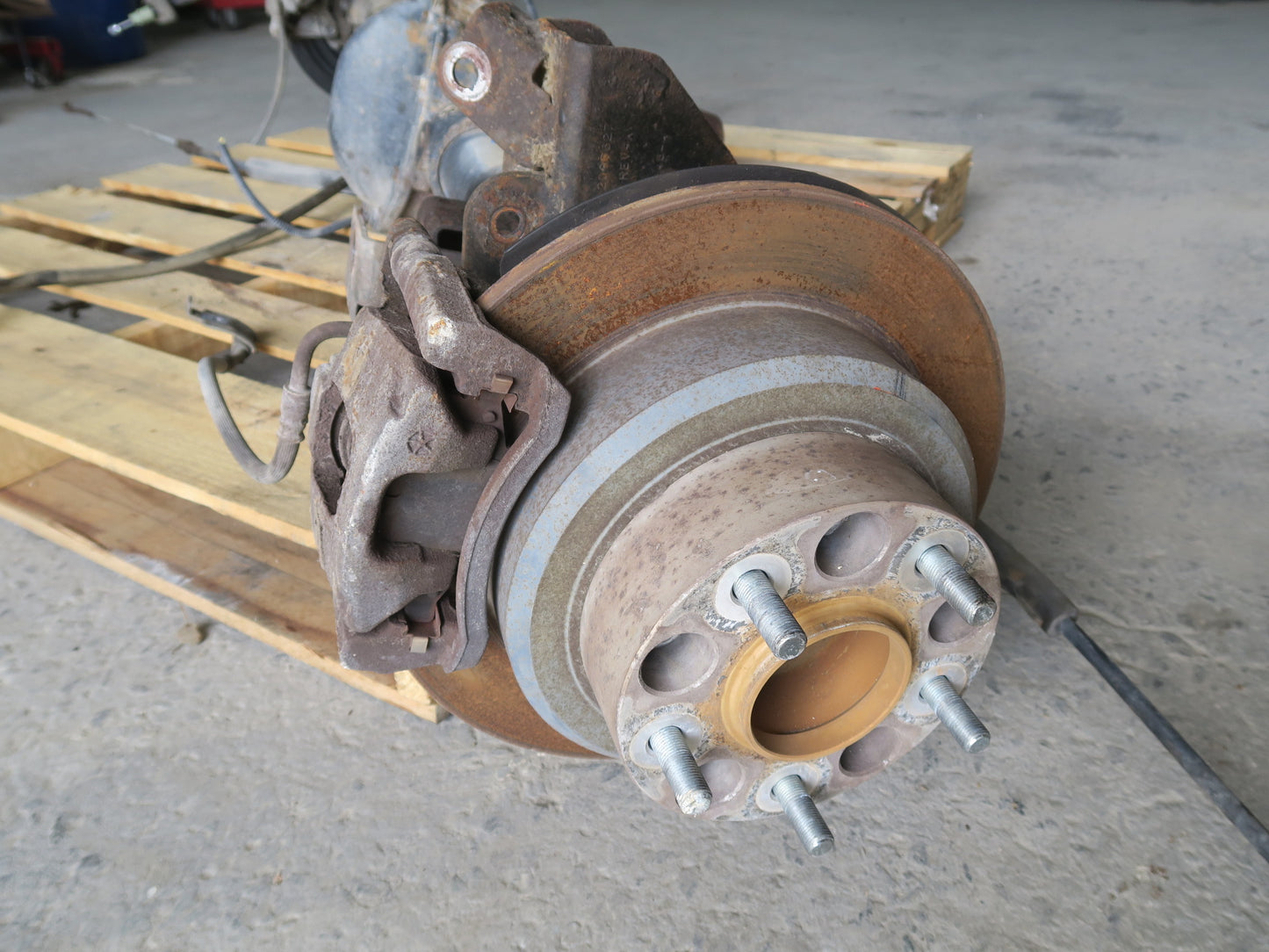 11-15 Jeep Wrangler JK Rubicon Tru-lok DANA44 Rear Axle Brake Assy 3.73 Ratio