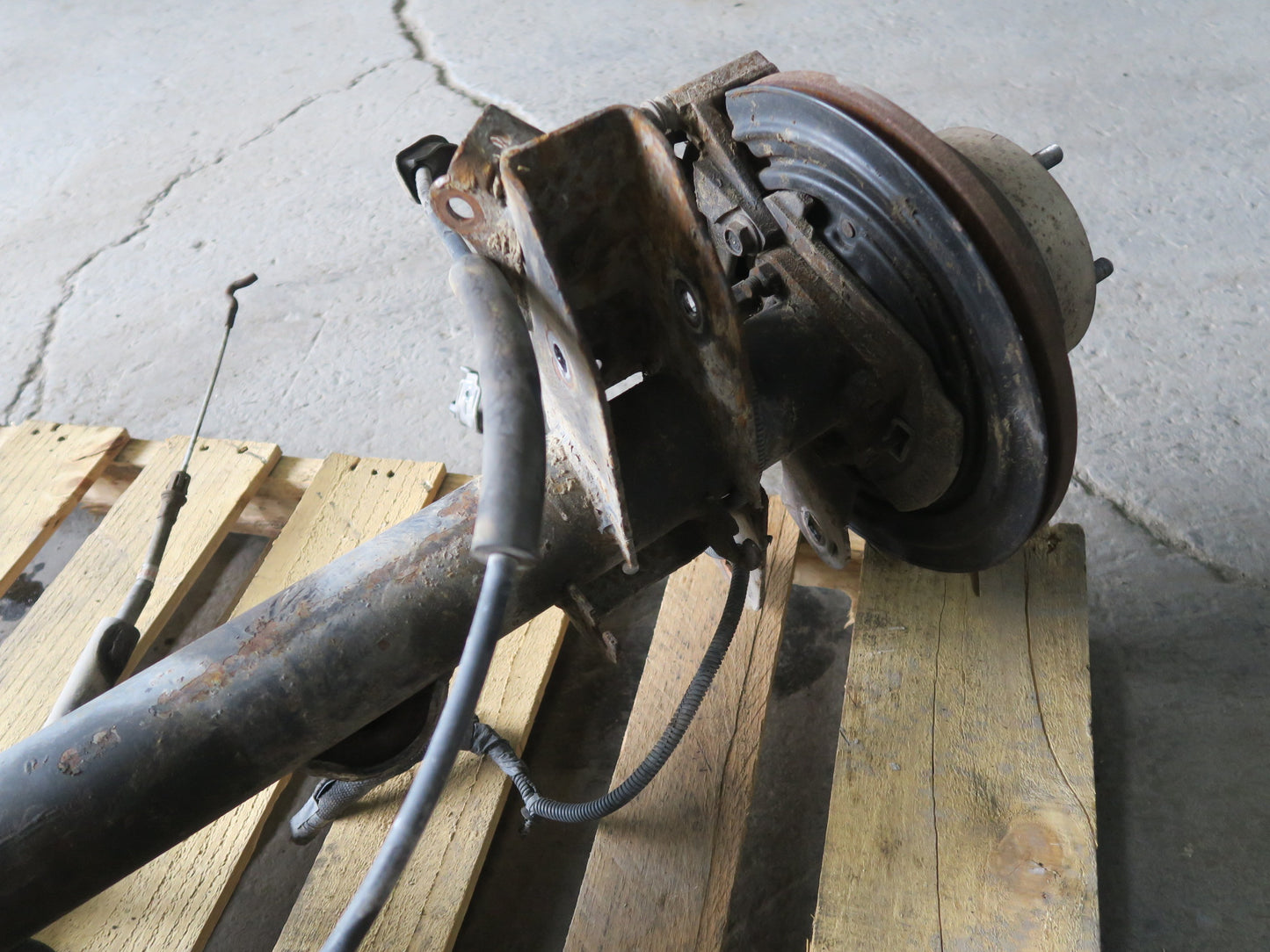 11-15 Jeep Wrangler JK Rubicon Tru-lok DANA44 Rear Axle Brake Assy 3.73 Ratio