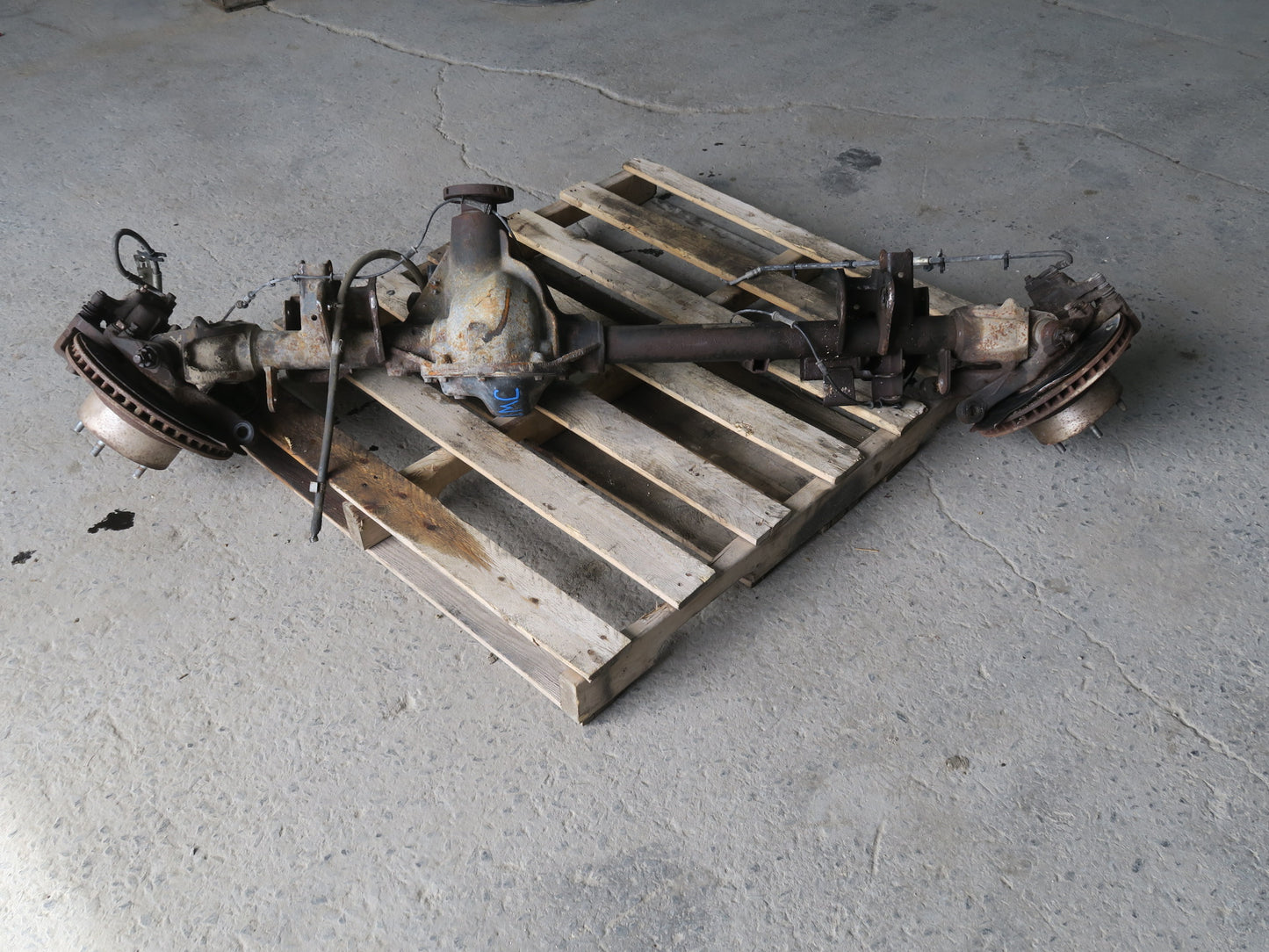 09-15 Jeep Wrangler JK Rubicon Tru-lok DANA44 Front Axle Brake Assy 3.73 Ratio