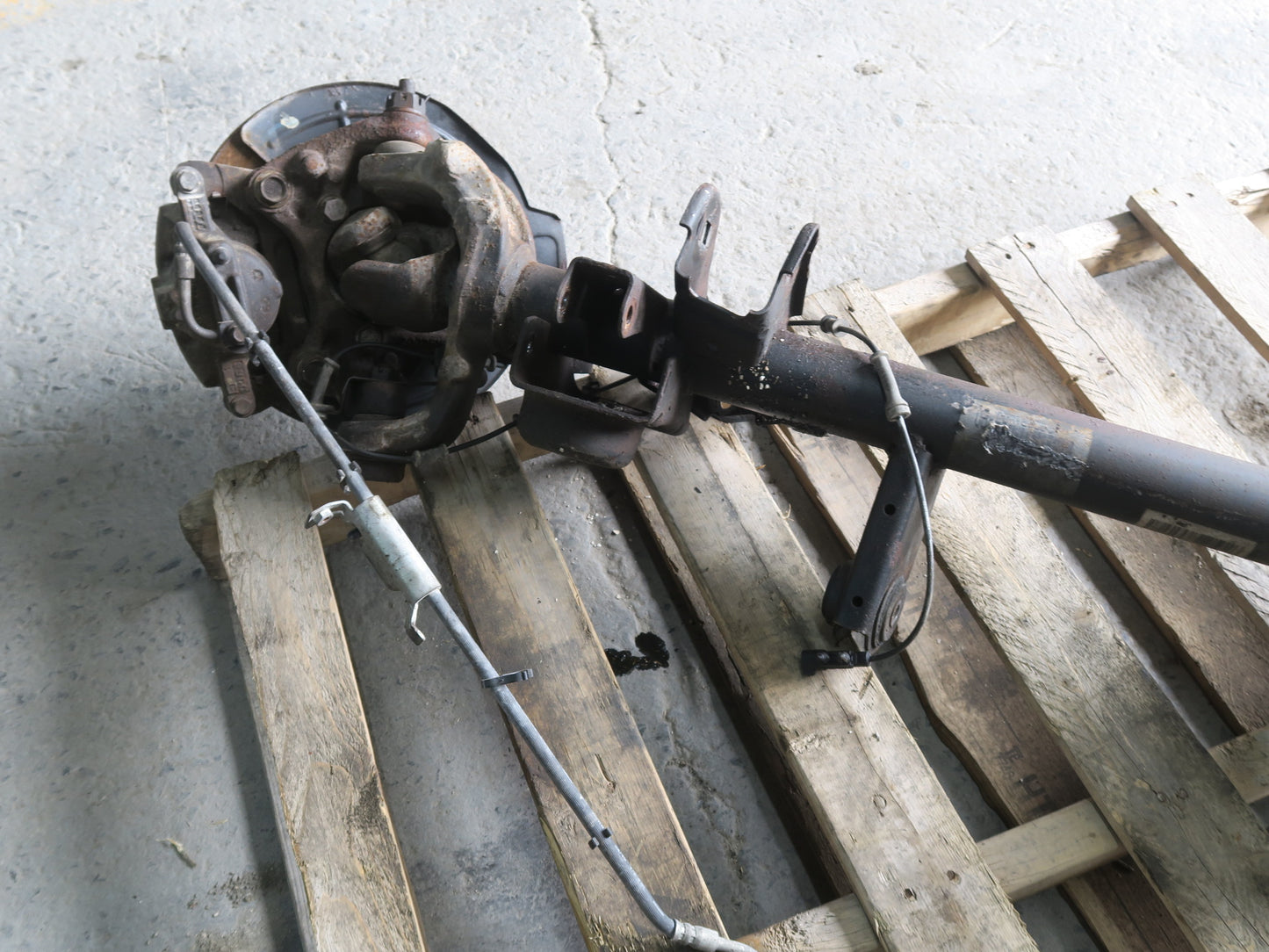 09-15 Jeep Wrangler JK Rubicon Tru-lok DANA44 Front Axle Brake Assy 3.73 Ratio
