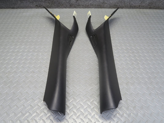 05-10 Chevrolet Corvette C6 Coupe Set of 2 Left & Right A Pillar Trim Black OEM