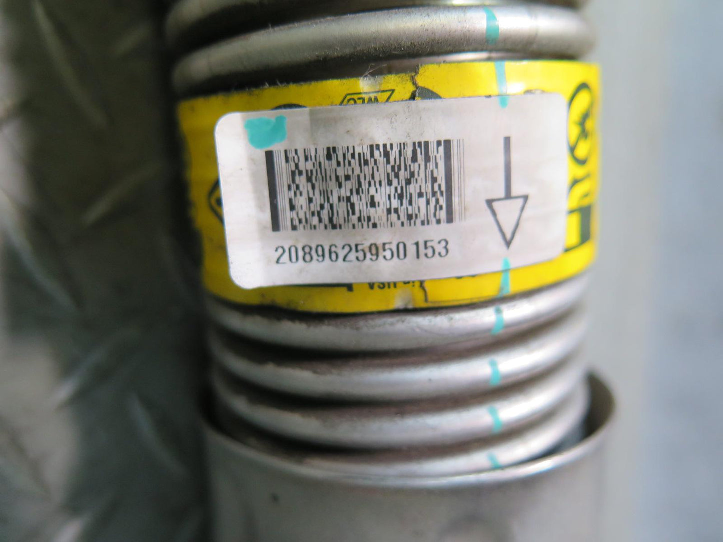 05-13 Chevrolet Corvette C6 Fuel Feed Hose Pipe Tube OEM