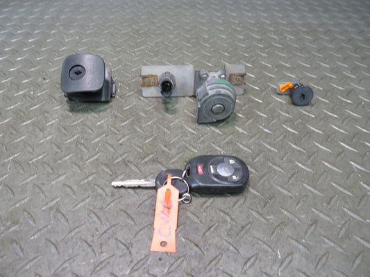 05-10 Chevrolet Corvette C6 Coupe Trunk Hatch Door Glove Lock KEY FOB Set OEM