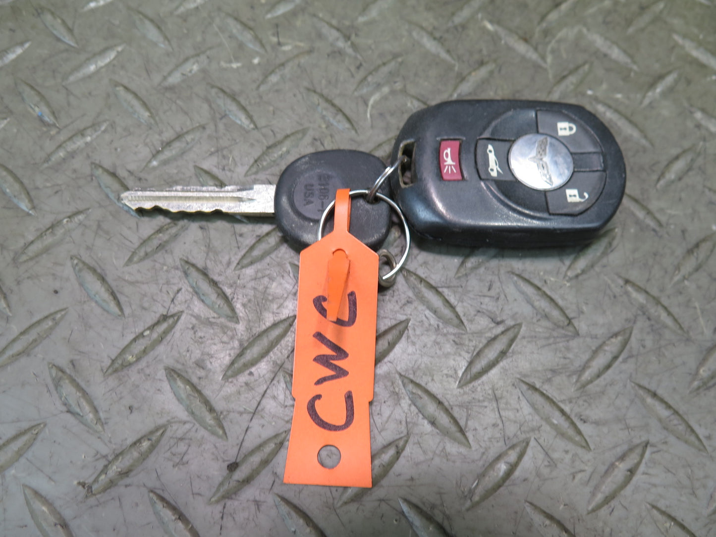05-10 Chevrolet Corvette C6 Coupe Trunk Hatch Door Glove Lock KEY FOB Set OEM