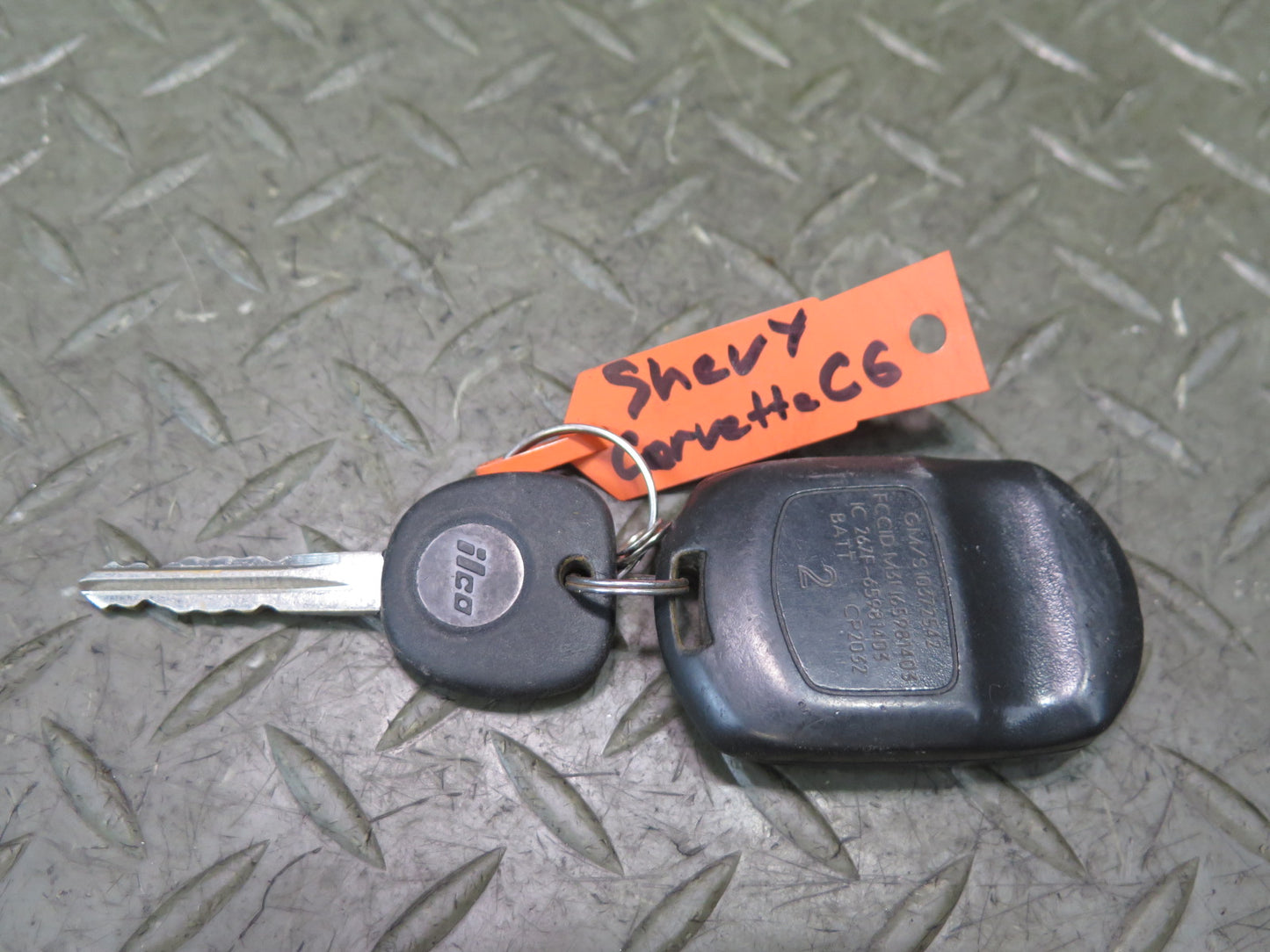 05-10 Chevrolet Corvette C6 Coupe Trunk Hatch Door Glove Lock KEY FOB Set OEM