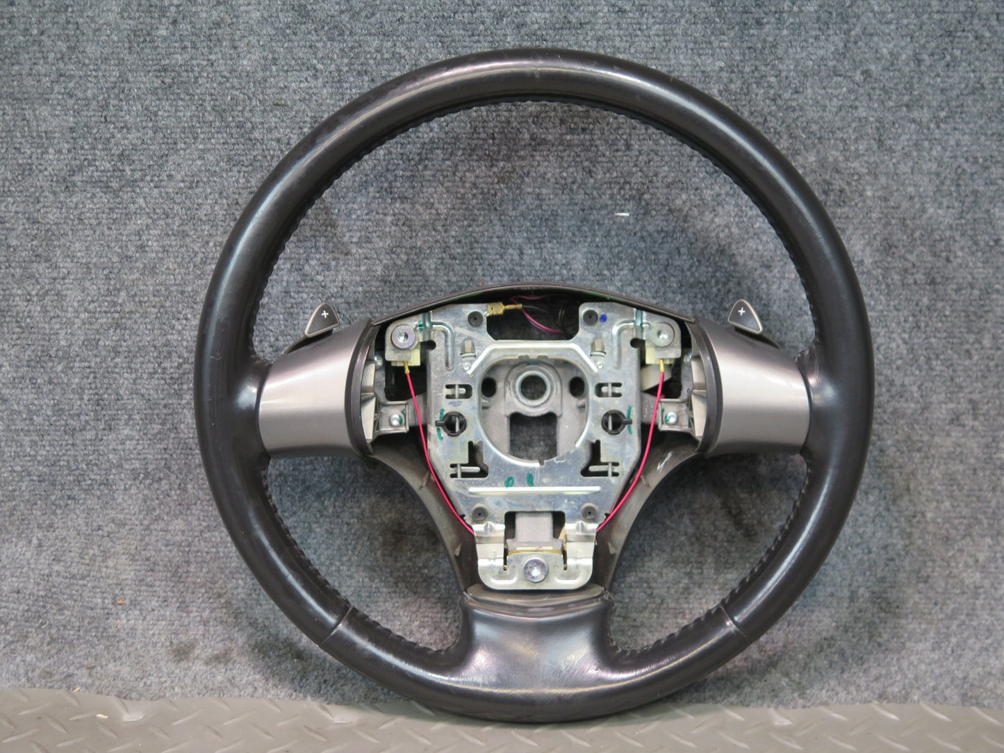 2006 Chevrolet Corvette C6 A/T Leather Steering w Shifter Paddles Black OEM