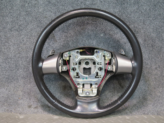 2006 Chevrolet Corvette C6 A/T Leather Steering w Shifter Paddles Black OEM