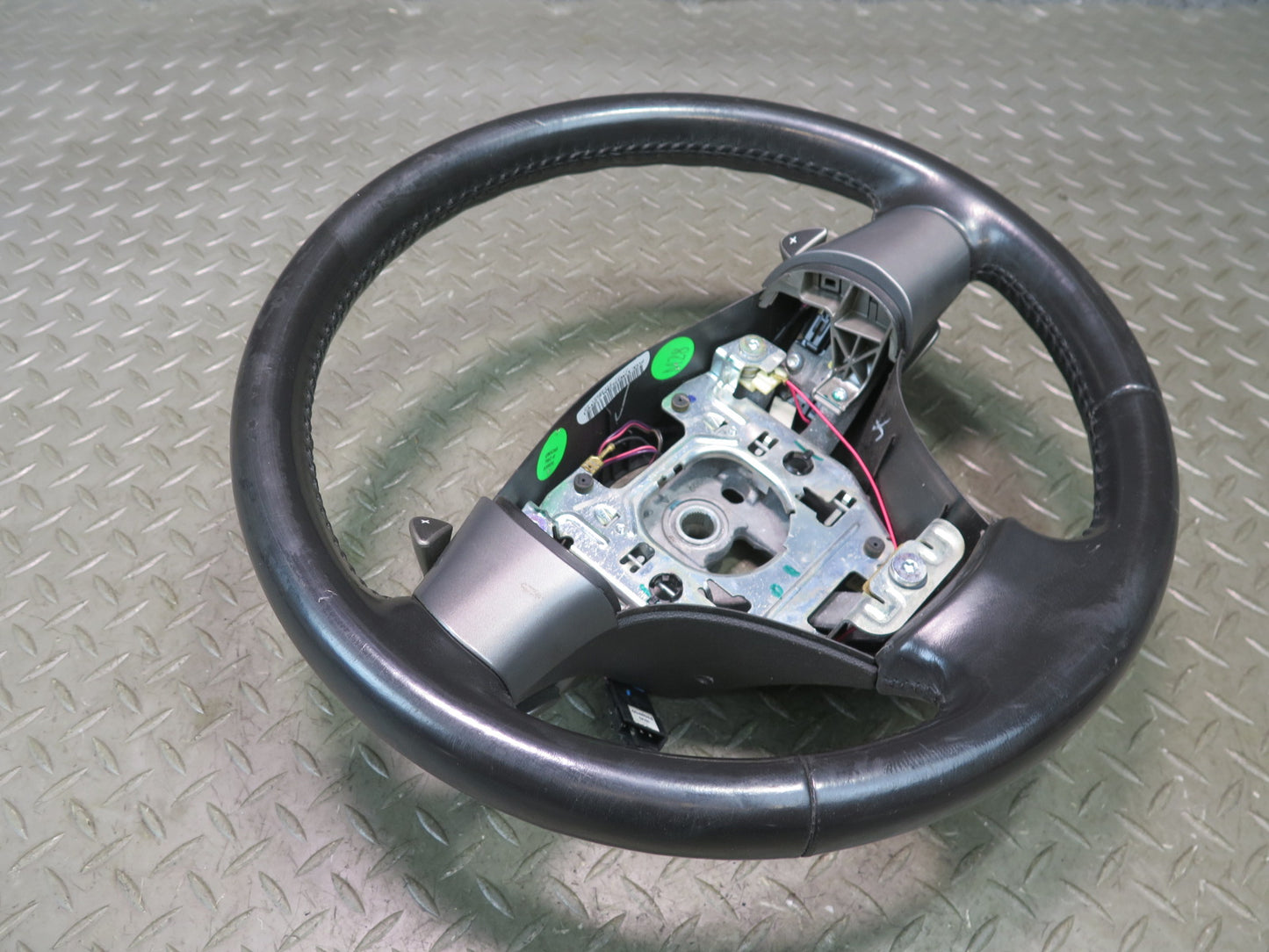 2006 Chevrolet Corvette C6 A/T Leather Steering w Shifter Paddles Black OEM