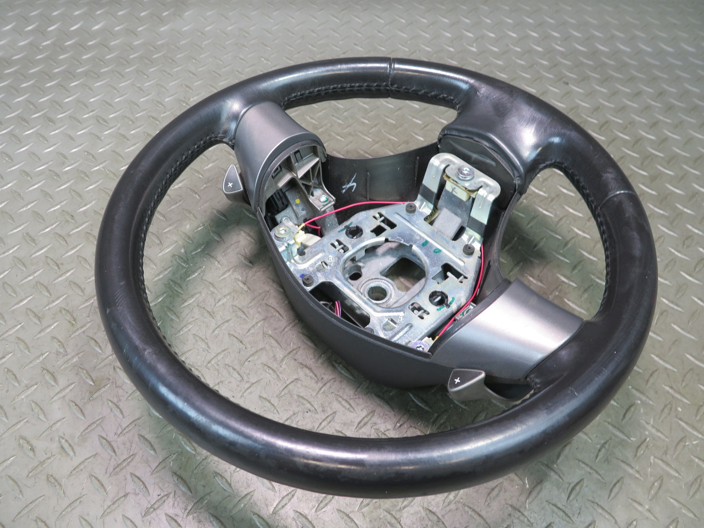2006 Chevrolet Corvette C6 A/T Leather Steering w Shifter Paddles Black OEM