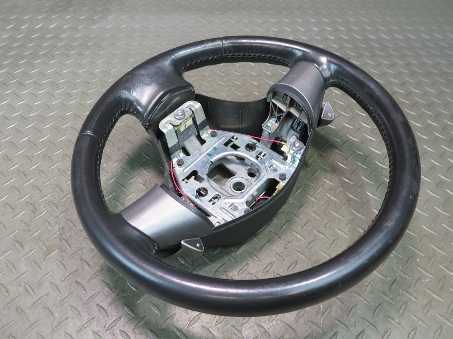 2006 Chevrolet Corvette C6 A/T Leather Steering w Shifter Paddles Black OEM