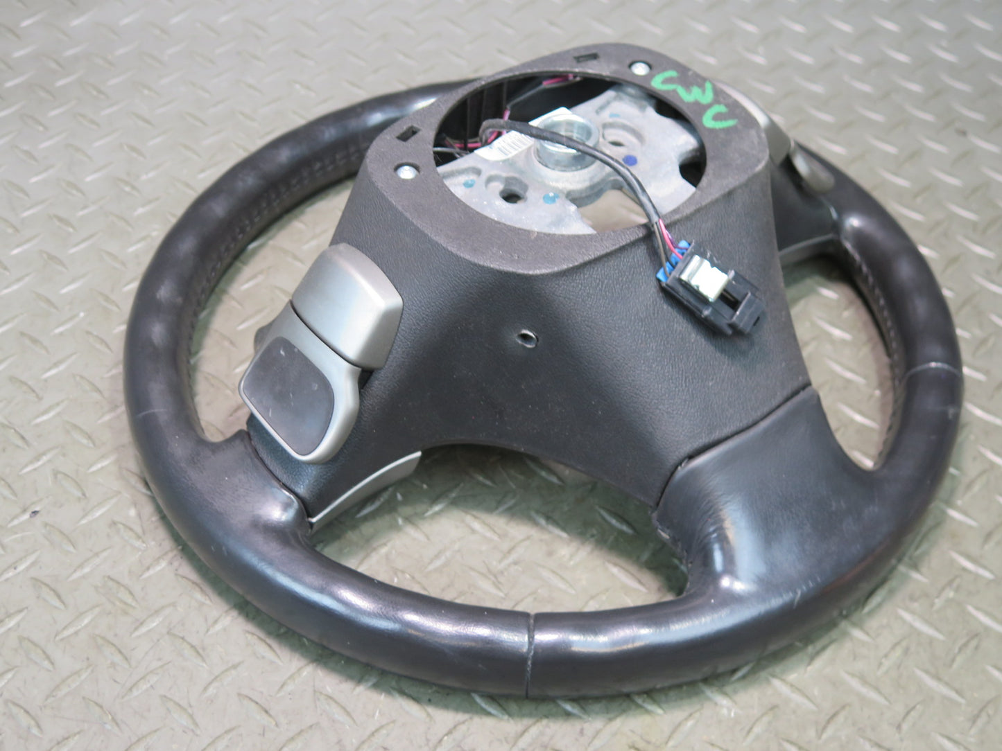 2006 Chevrolet Corvette C6 A/T Leather Steering w Shifter Paddles Black OEM