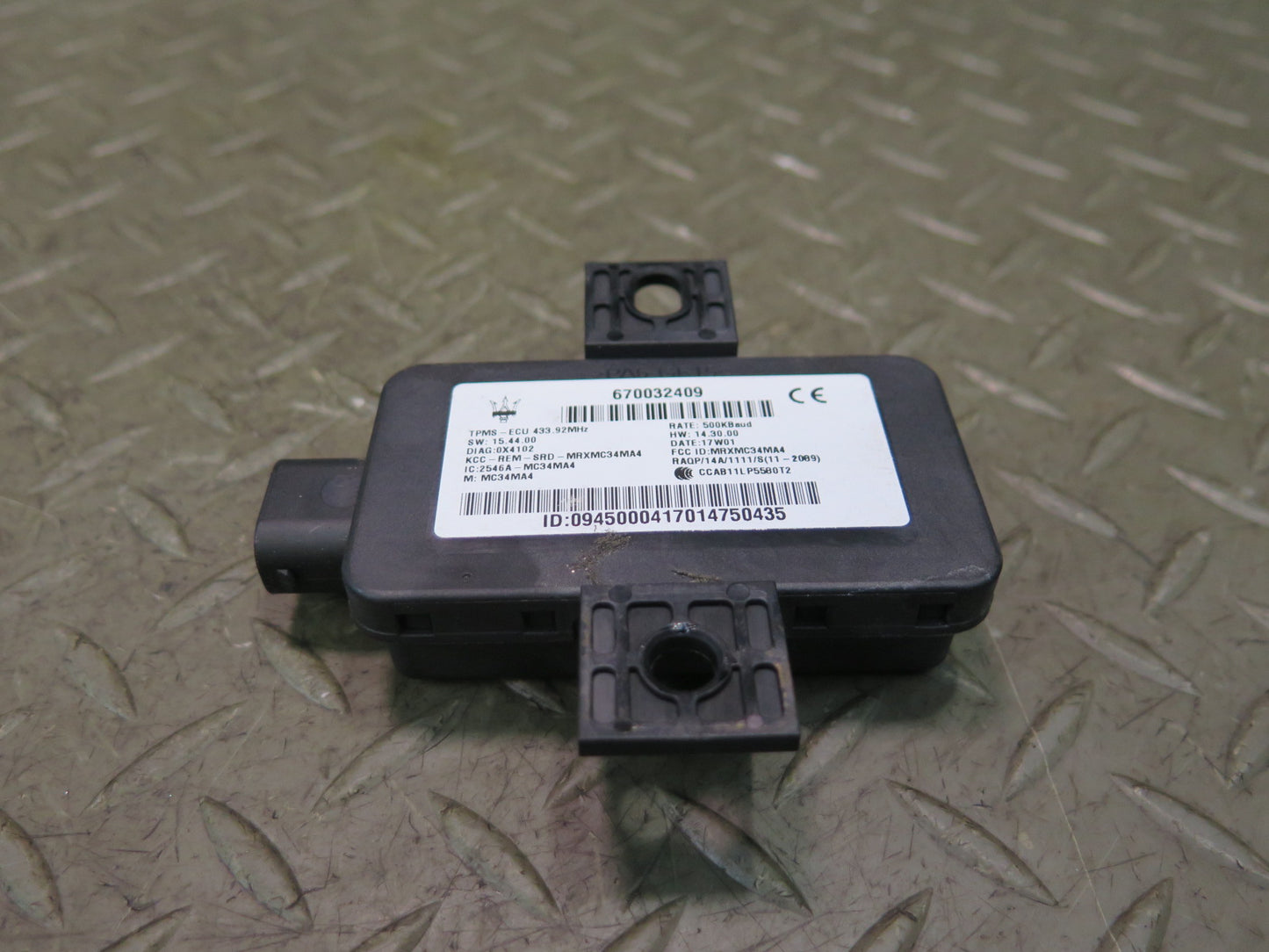2017-2020 Maserati Levante M161 TPMS Tire Pressure Monitoring Module Unit