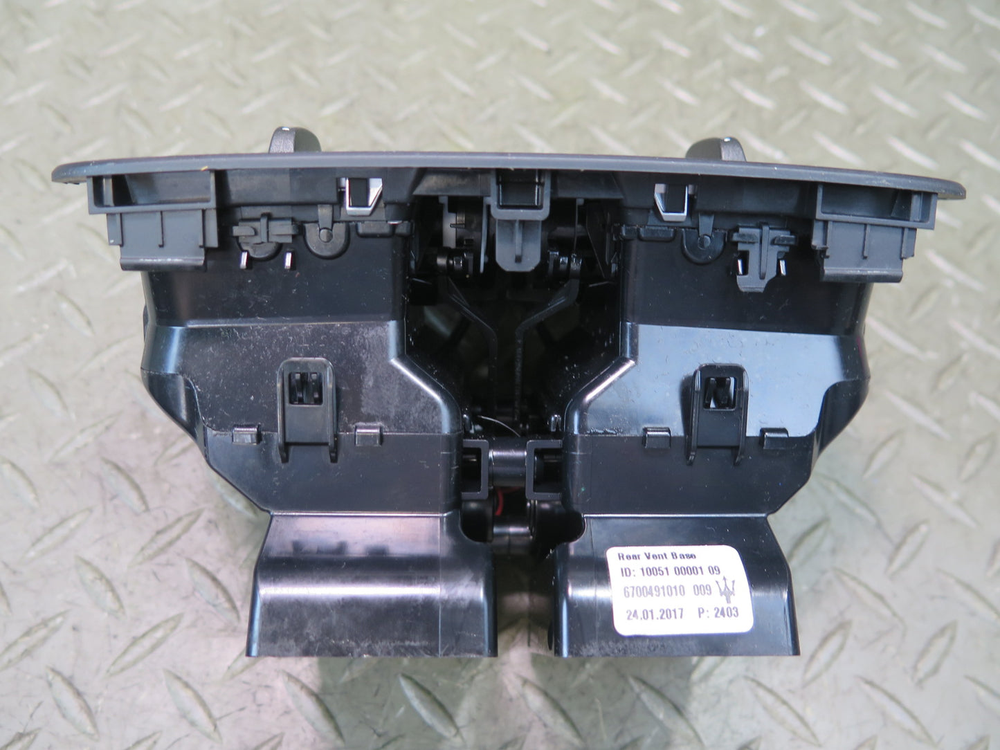 2017-2020 Maserati Levante M161 Rear Center Console Trim Panel w Air Vent