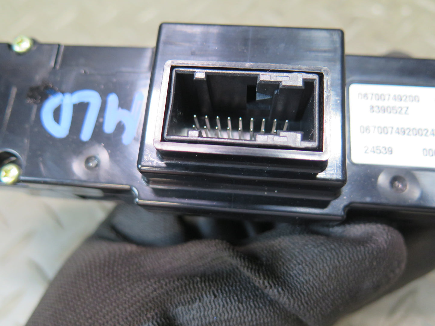 17-20 Maserati Levante M161 A/C Heater Air Vent Climate Control Switch Panel