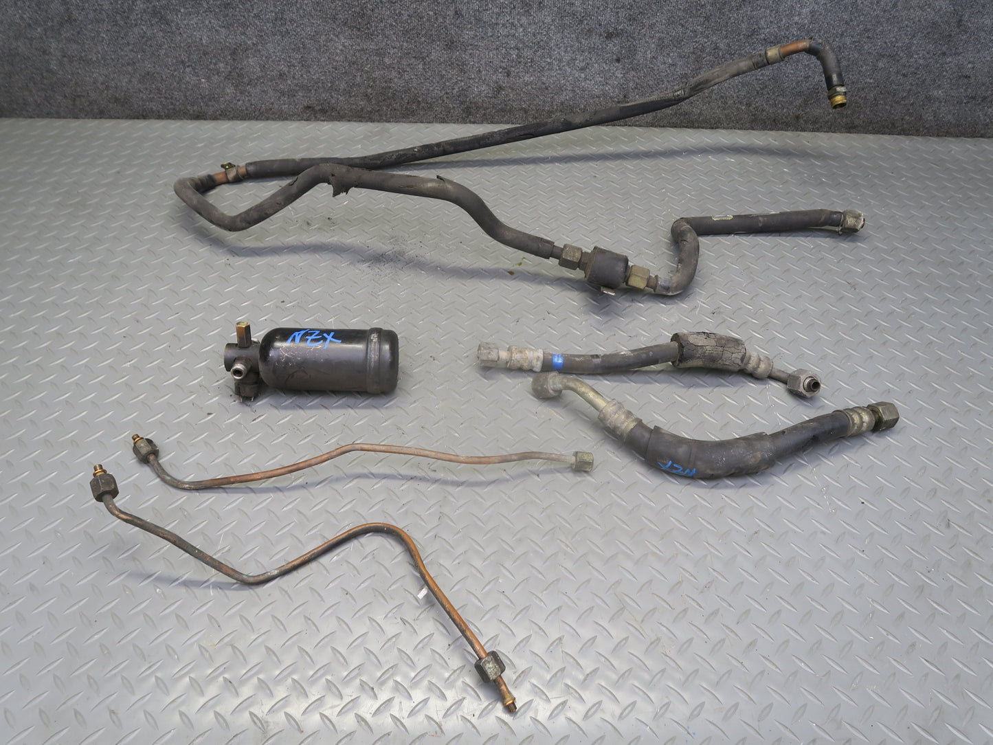 82-83 Datsun 280ZX S130 2+2 NA A/C Hose Pipe Line Dryer Set OEM