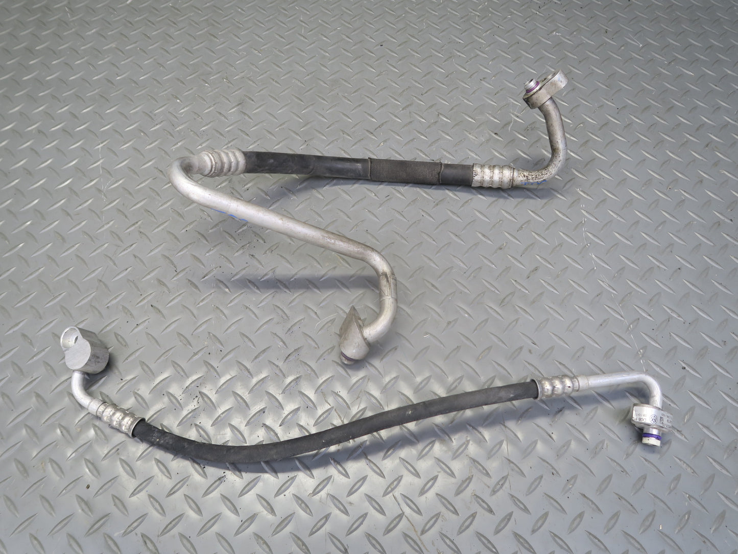 2011-2018 Porsche Cayenne 958 4.8L A/C Air Conditioning Line Pipe Hose Tube Set