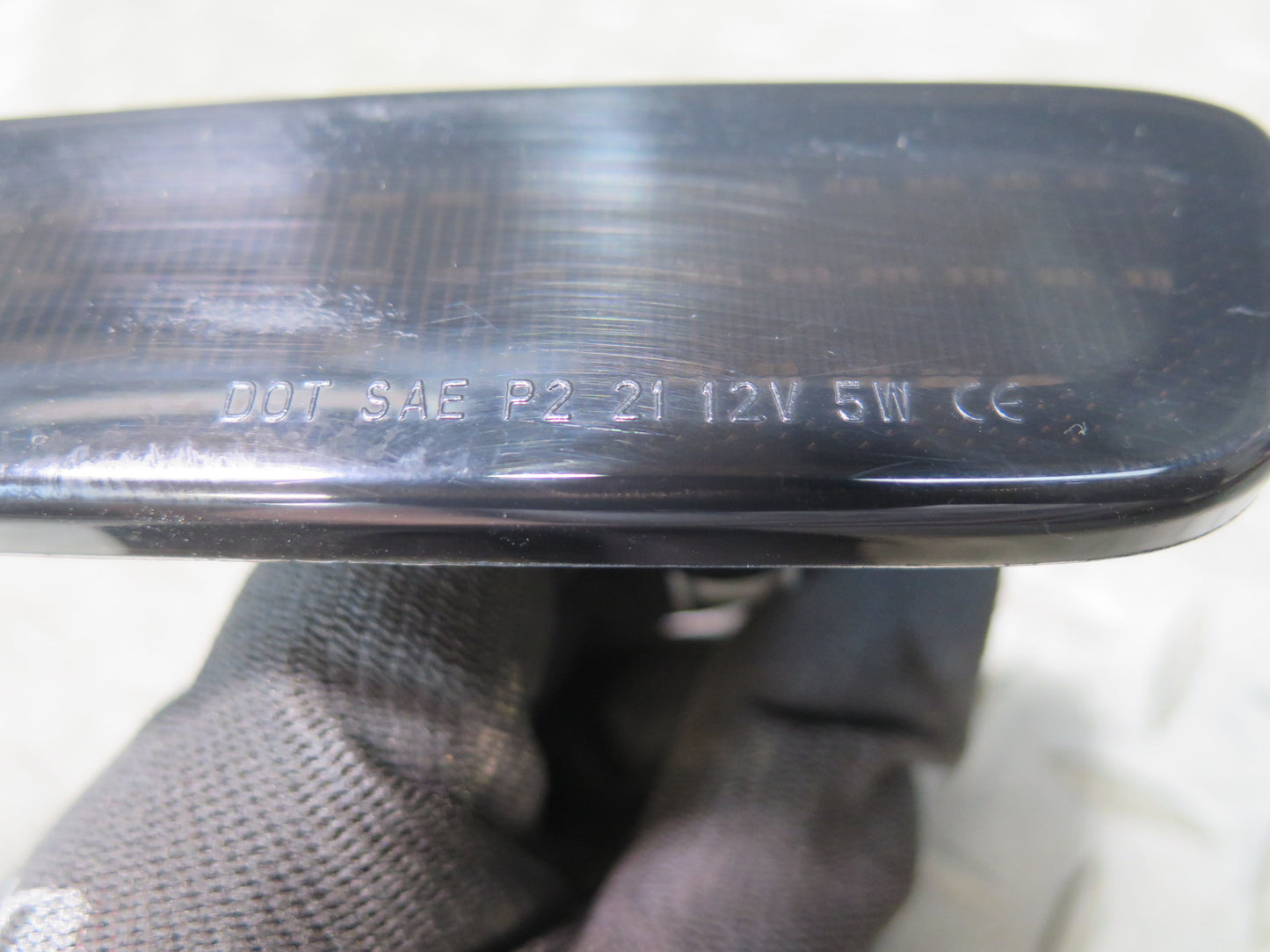 05-13 Chevrolet Corvette C6 Set of 2 Rear Smoked Side Marker Light Lamp OEM
