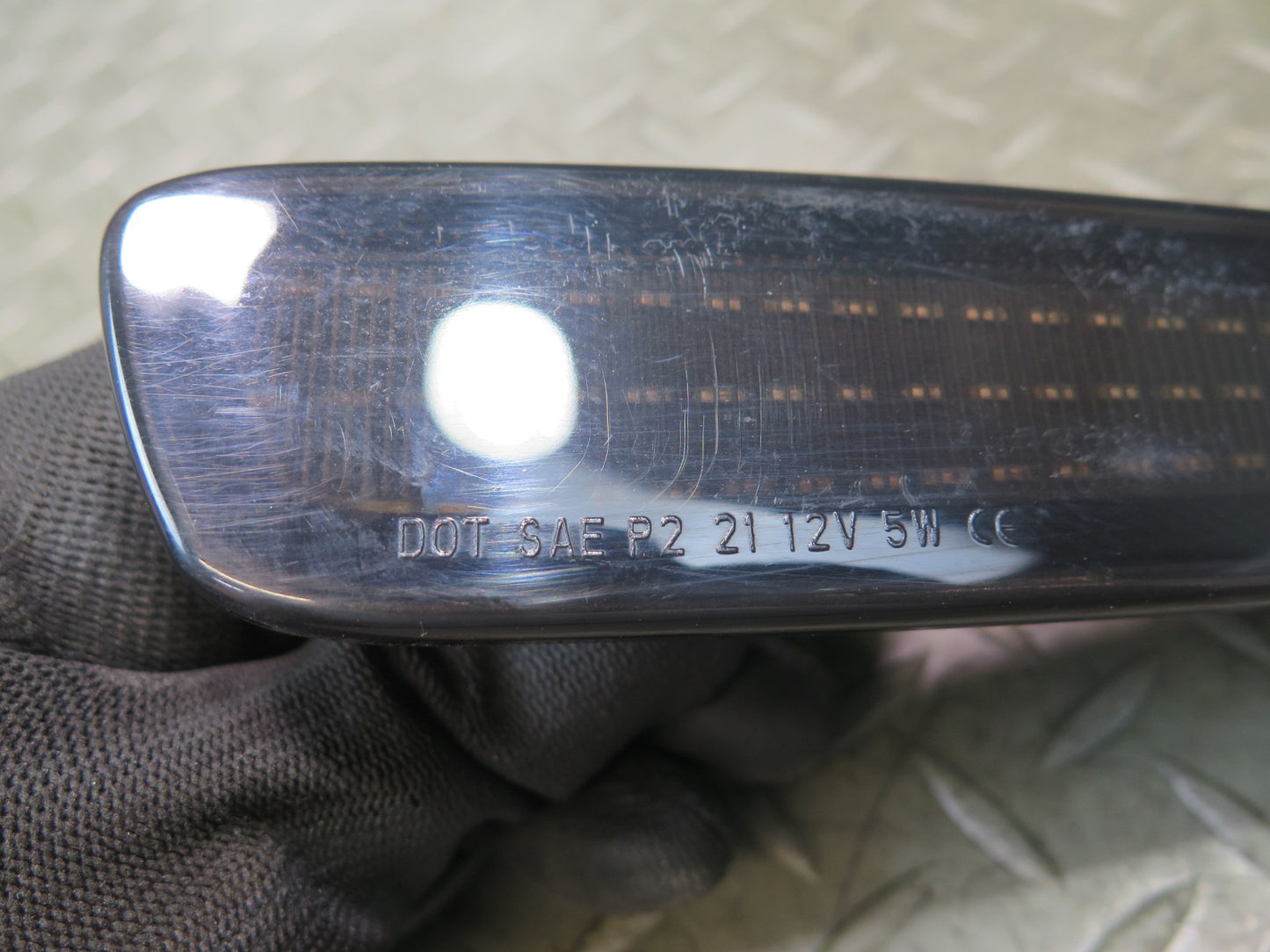 05-13 Chevrolet Corvette C6 Set of 2 Rear Smoked Side Marker Light Lamp OEM