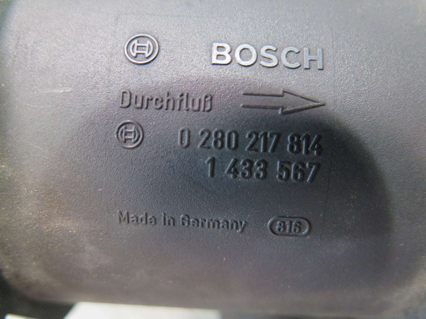 99-03 BMW E39 540ia 4.4L M62 A/T Mass Air Flow Meter MAF Sensor 1433567 OEM