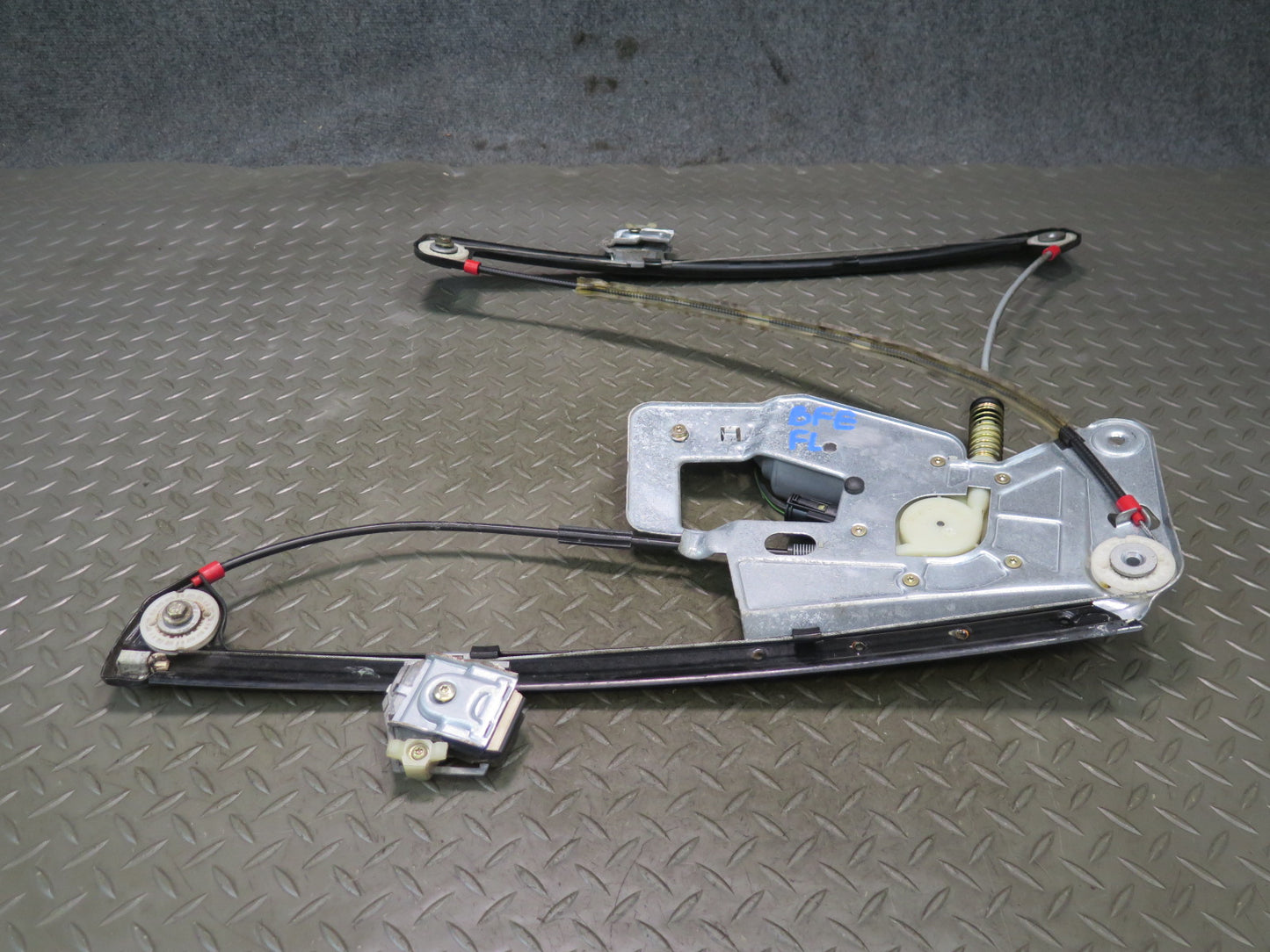 97-03 BMW E39 540ia Front Left Door Window Regulator w Motor Assembly OEM