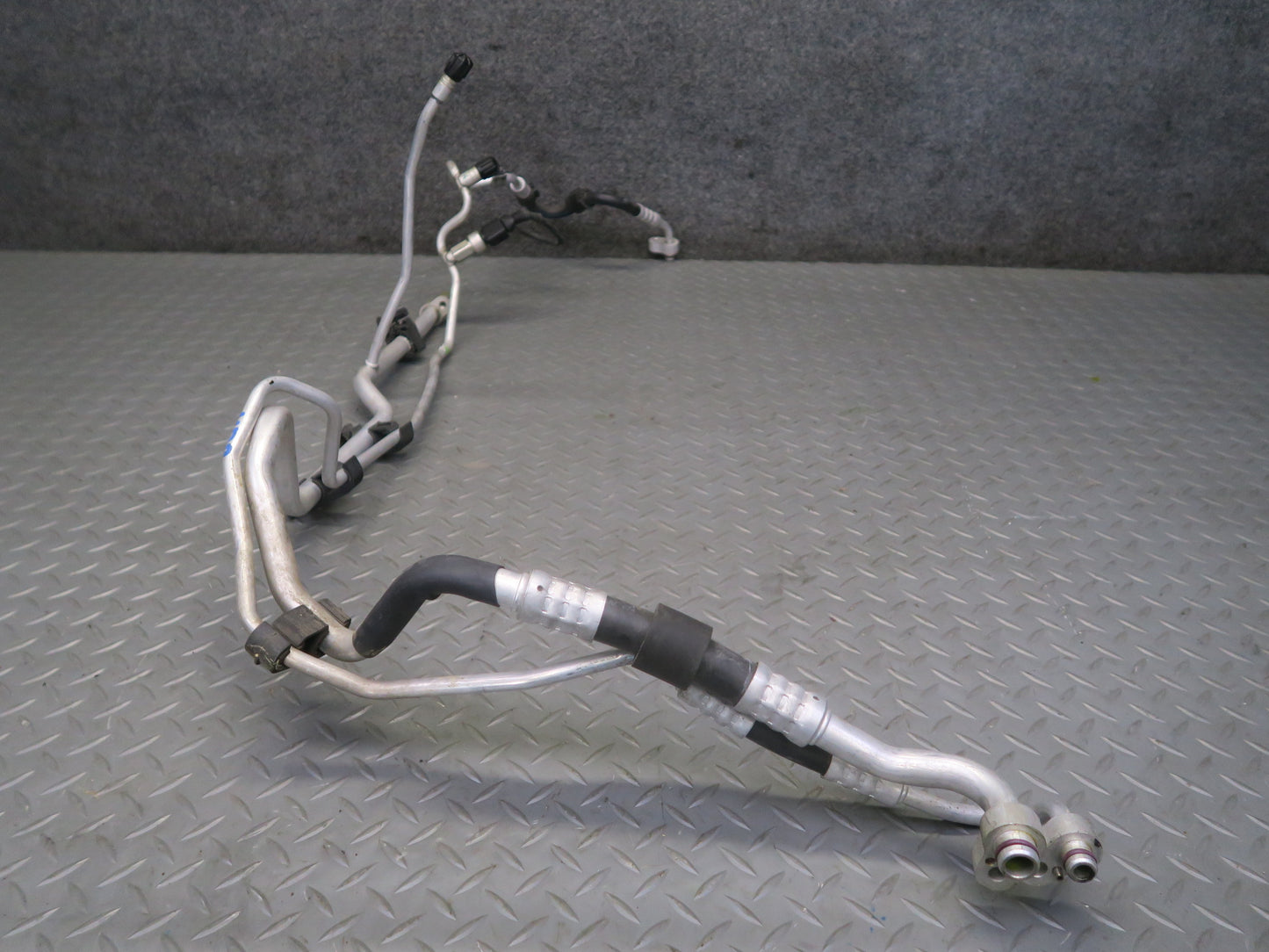 11-16 Porsche Panamera 970 3.6L A/C Air Condition Compressor Hose Pipe Line Set
