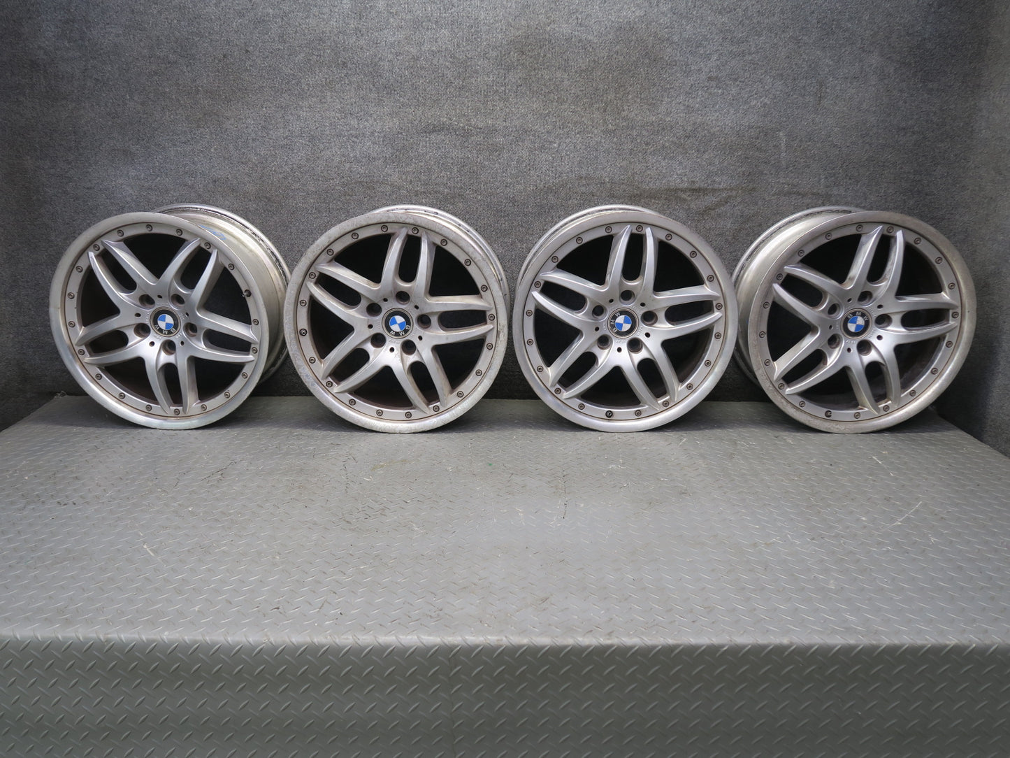 01-06 BMW E46 330ci Set of 4 Cromodora Style 71 R18" Wheel Rim 18x8 18x8.5 OEM
