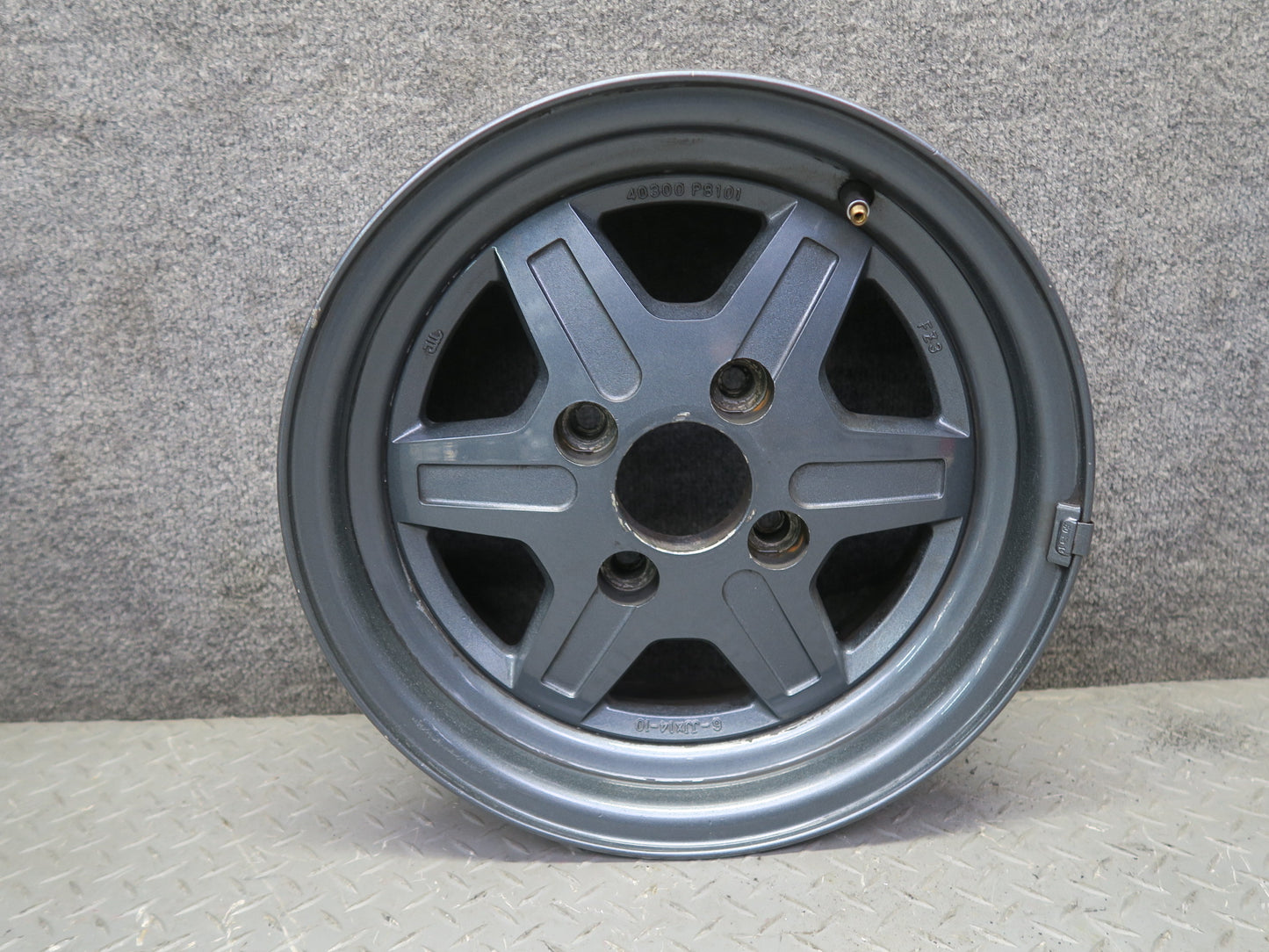 79-83 Datsun Nissan 280ZX S130 Factory 14" R14 Wheel Rim 14X6J ET10 Set of 4 OEM