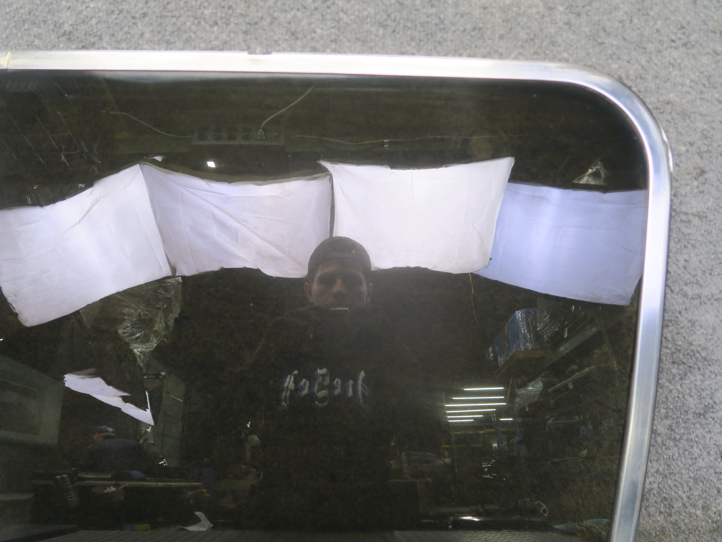 81-83 Datsun Nissan 280ZX 2+2 Right T-top Roof Glass Window w Shade OEM