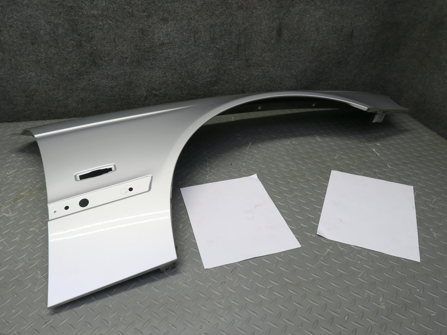 97-03 BMW E39 540ia Front Right Fender Sheel Cover Panel Titan Silver OEM