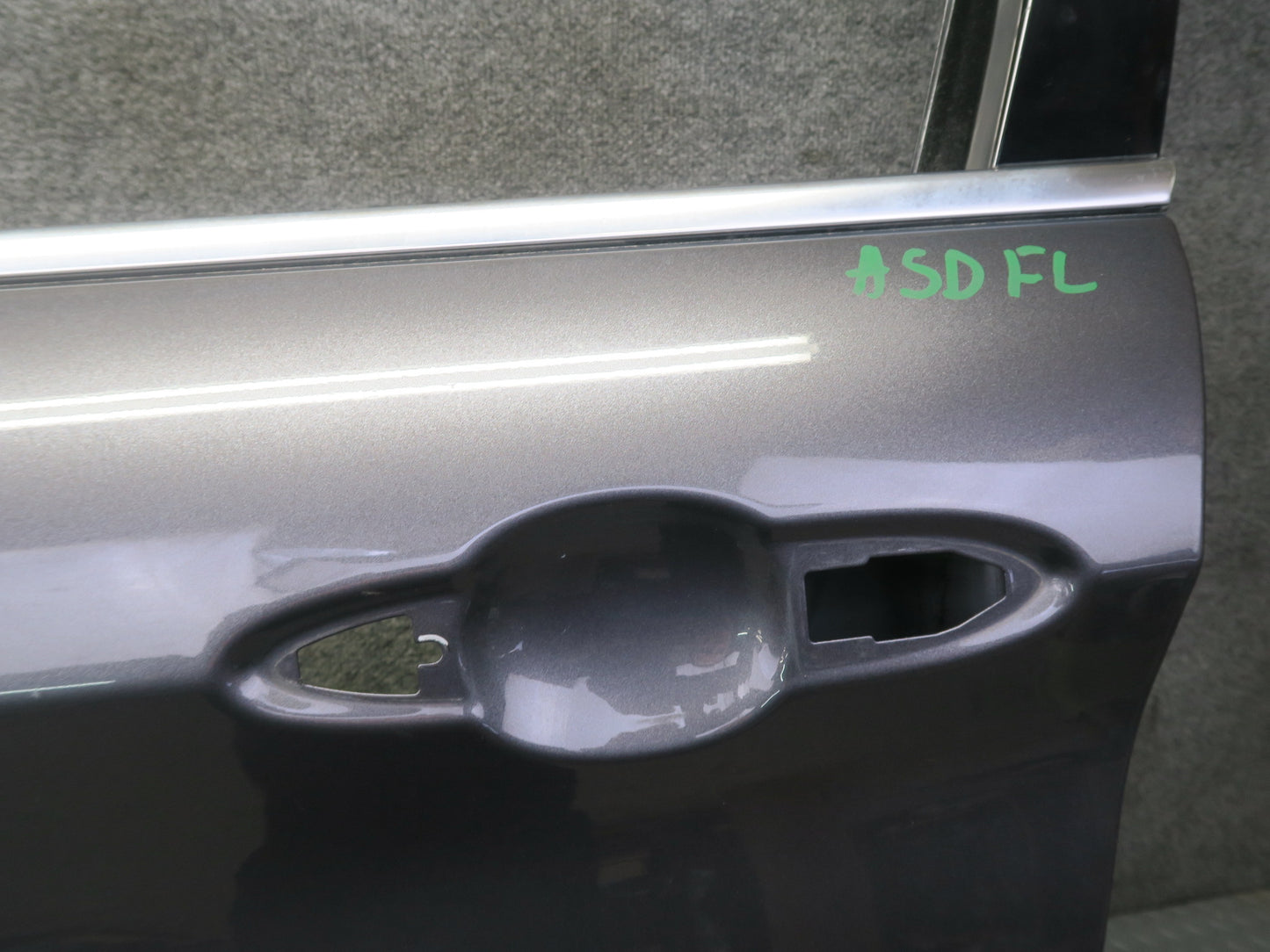 2017-2023 Alfa Romeo Stelvio Front Left Side Door Shell Panel W/o Glass Gray