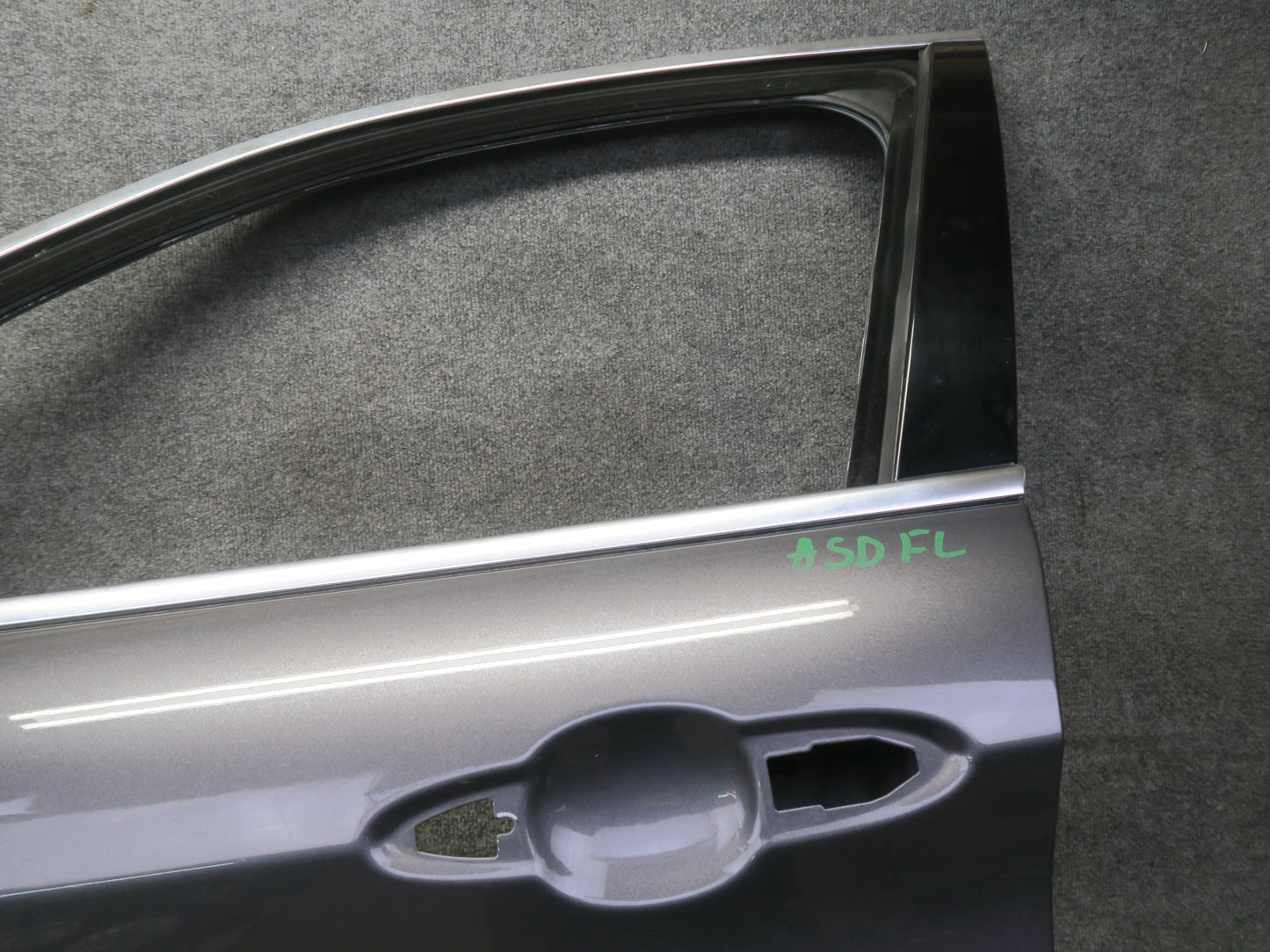 2017-2023 Alfa Romeo Stelvio Front Left Side Door Shell Panel W/o Glass Gray
