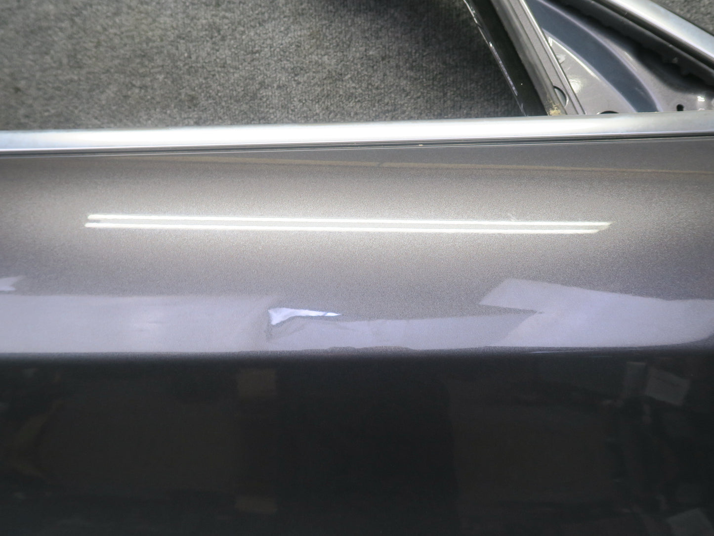 2017-2023 Alfa Romeo Stelvio Front Right Side Door Shell Panel W/o Glass Gray
