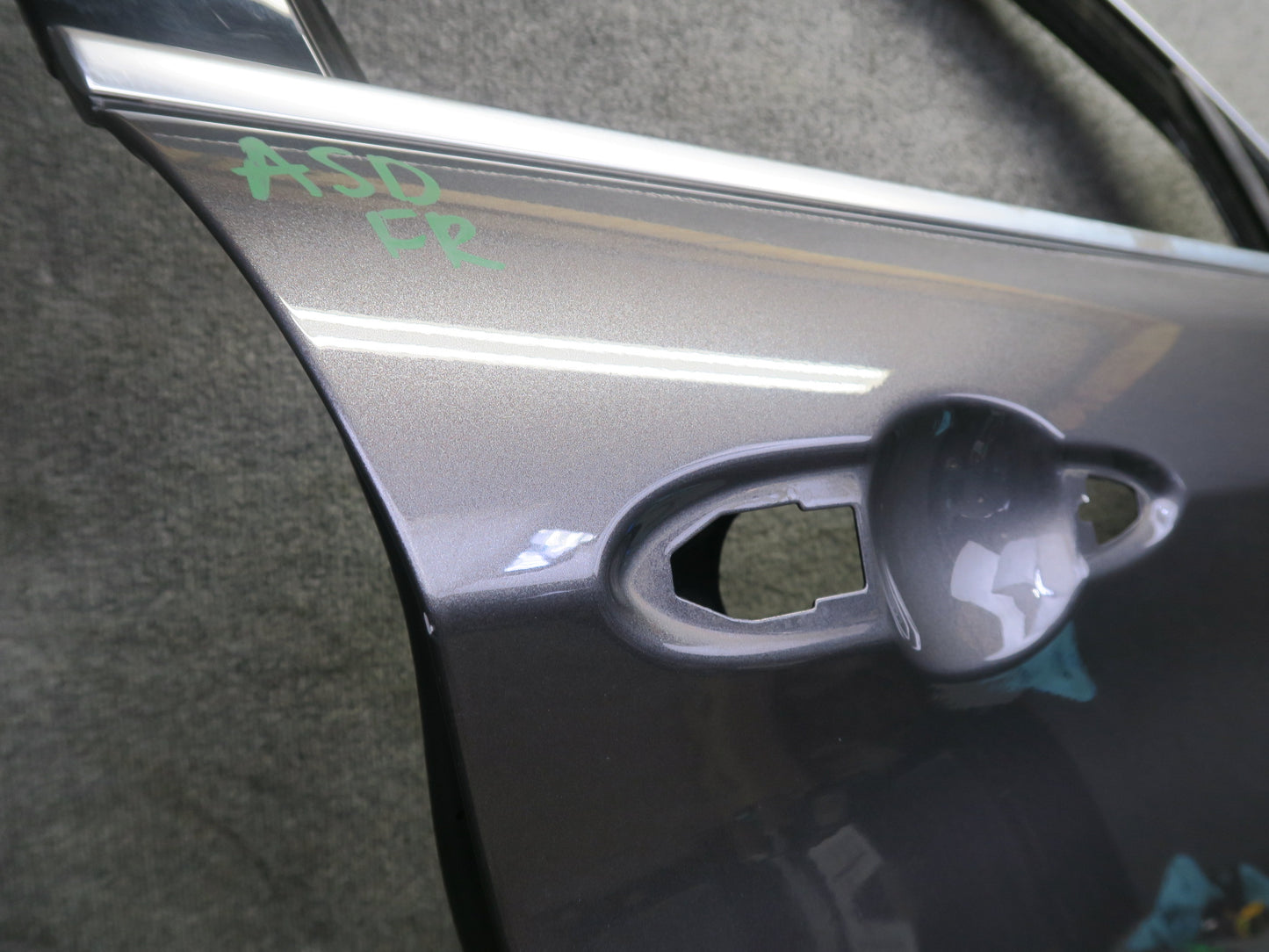 2017-2023 Alfa Romeo Stelvio Front Right Side Door Shell Panel W/o Glass Gray