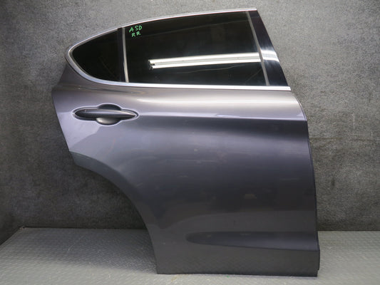 2017-2023 Alfa Romeo Stelvio Rear Right Side Door Shell Panel W/ Glass Gray