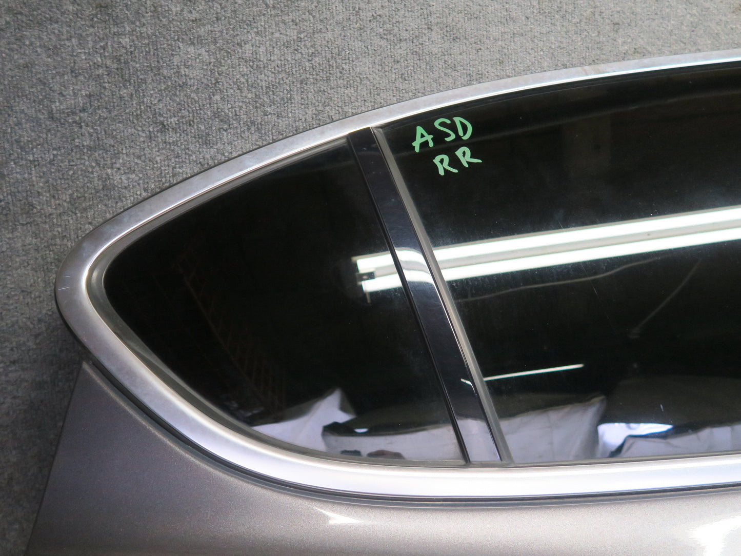 2017-2023 Alfa Romeo Stelvio Rear Right Side Door Shell Panel W/ Glass Gray