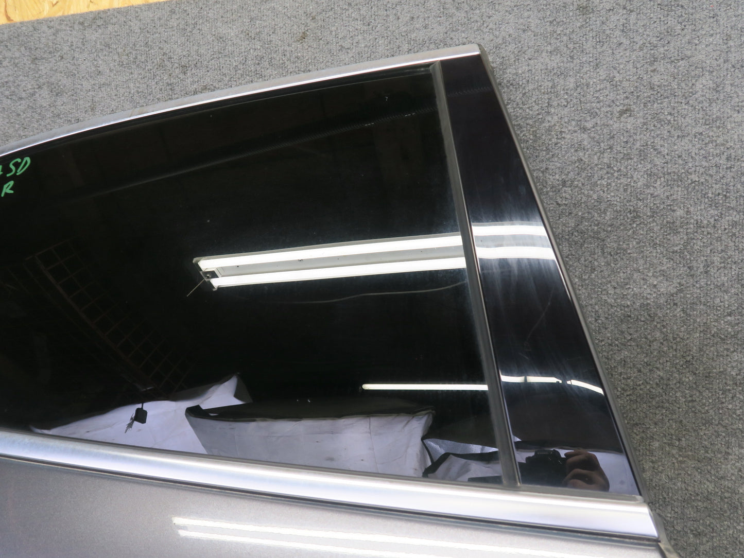 2017-2023 Alfa Romeo Stelvio Rear Right Side Door Shell Panel W/ Glass Gray