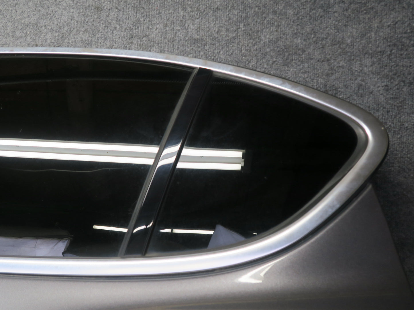 2017-2023 Alfa Romeo Stelvio Rear Left Side Door Shell Panel W/ Glass Gray