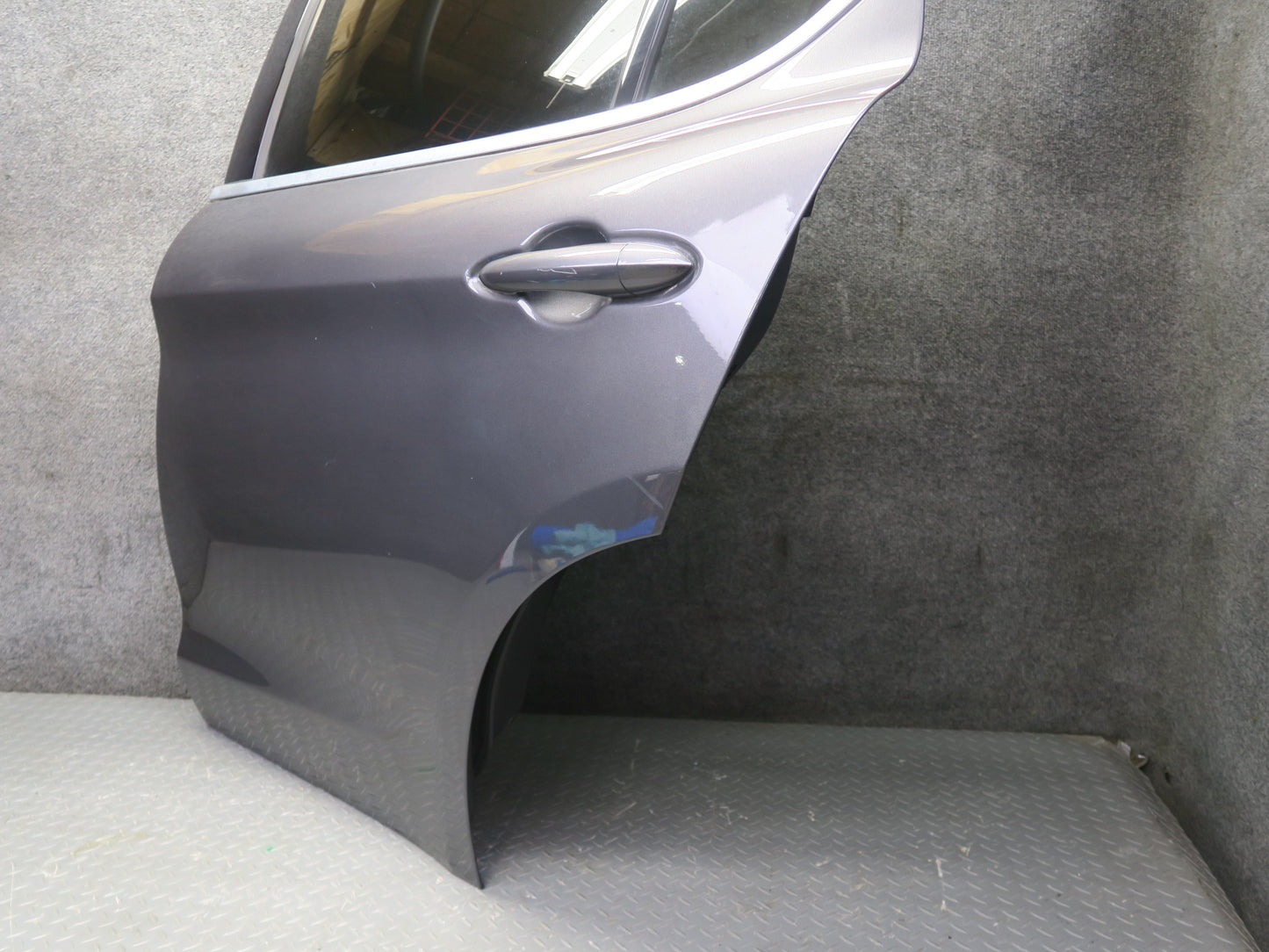 2017-2023 Alfa Romeo Stelvio Rear Left Side Door Shell Panel W/ Glass Gray